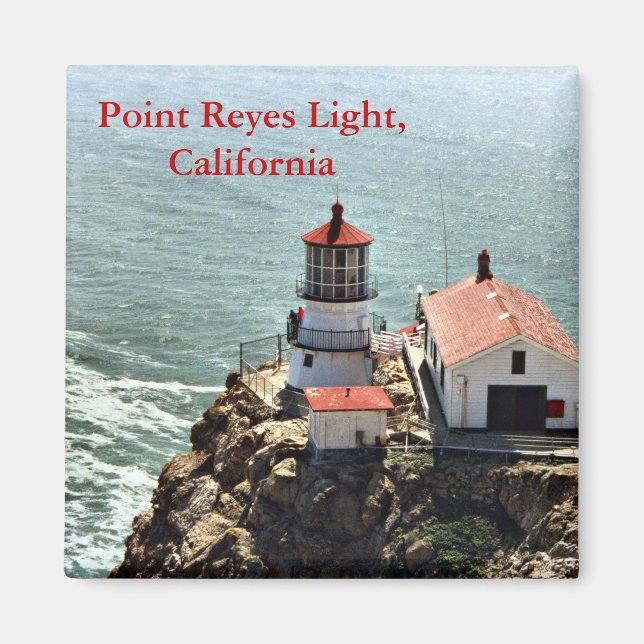 Point Reyes Light, California Magnet (Framsidan)