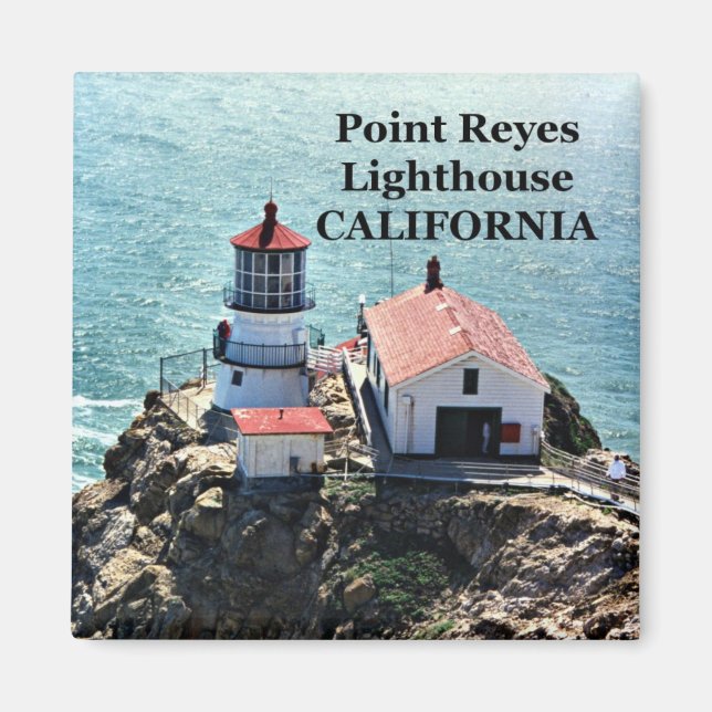 Point Reyes Lighthouse, California Magnet (Framsidan)