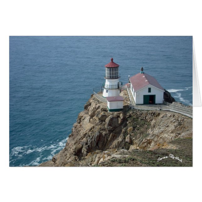 Point Reyes Lighthouse Hälsningskort (Framsidan Horizontal)