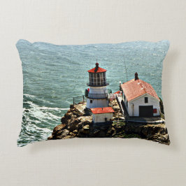 Point Reyes Lighthouse, Kalifornien Pillow Prydnadskudde