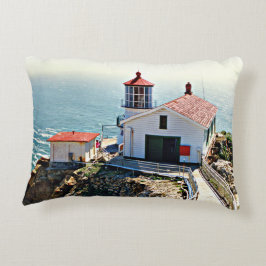 Point Reyes Lighthouse, Kalifornien Pillow Prydnadskudde