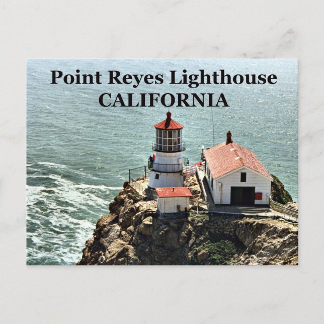 Point Reyes Lighthouse, Kaliforniens vykort (Framsida)