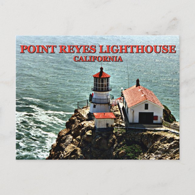 Point Reyes Lighthouse, Kaliforniens vykort (Framsida)