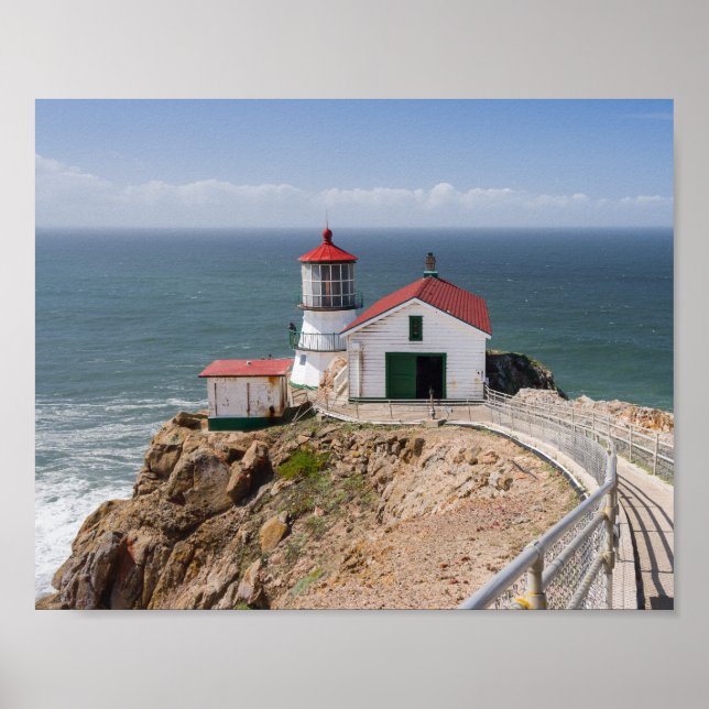 Point Reyes Lighthouse, Marin County, Kalifornien Poster (Framsidan)