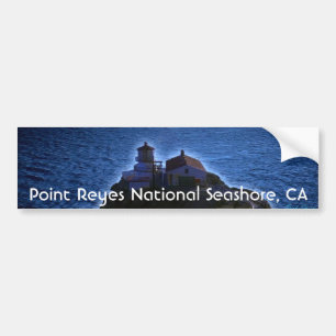 Point Reyes National Seashore CA Bumper Sticker Bildekal