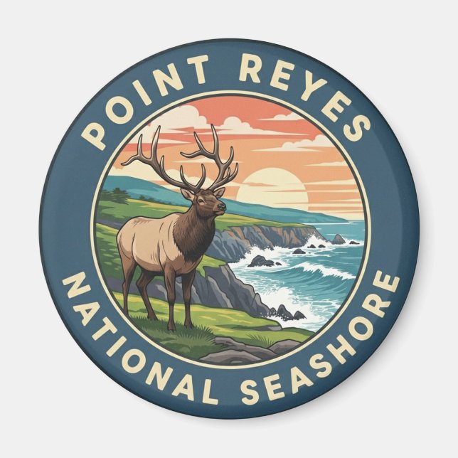 Point Reyes National Seashore California Magnet (Framsidan)