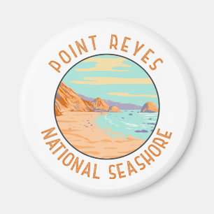 Point Reyes National Seashore Distress Circle Magnet