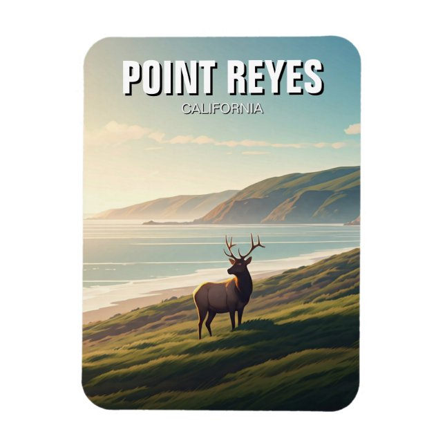 Point Reyes National Seashore Elk Magnet (Vertikal)