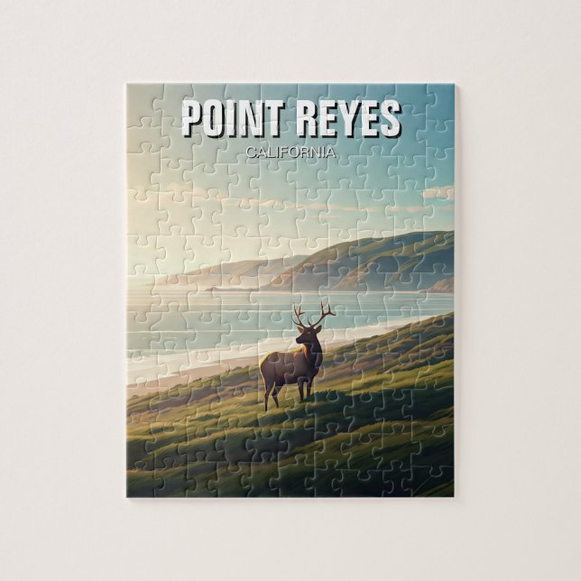 Point Reyes National Seashore Elk Pussel (Vertikal)
