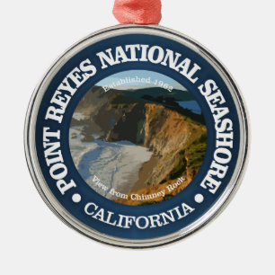 Point Reyes National Seashore Julgransprydnad Metall