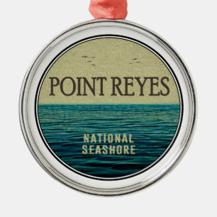 Point Reyes National Seashore Ocean Birds Julgransprydnad Metall