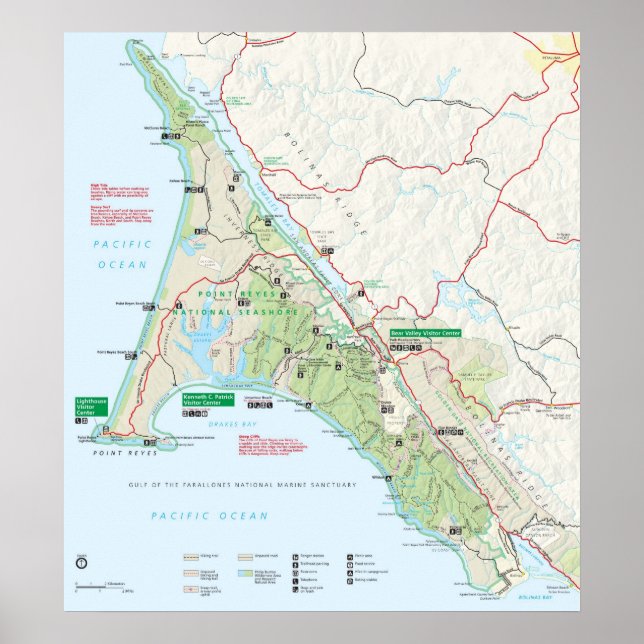Point Reyes National Seashore Poster (Framsidan)