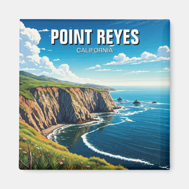 Point Reyes National Seashore Travel Magnet (Framsidan)