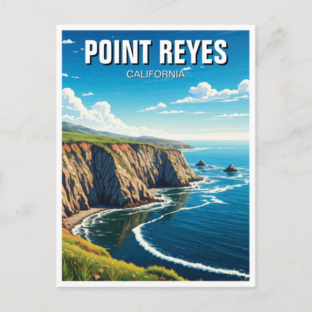 Point Reyes National Seashore Travel Vykort (Framsida)