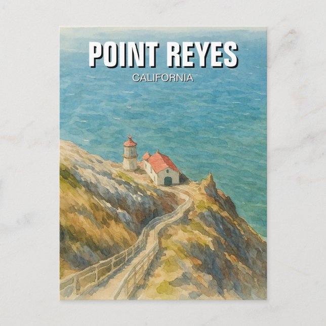 Point Reyes National Seashore Travel Vykort (Framsida)