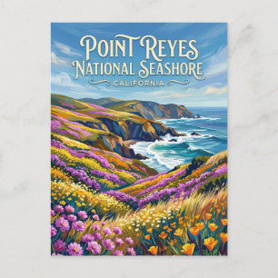 Point Reyes nationala kust California Vykort