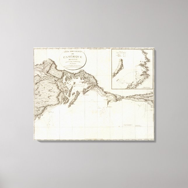 Point Riou to Point Possession Alaska Canvastryck (Framsida)