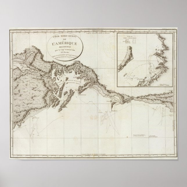 Point Riou to Point Possession Alaska Poster (Framsidan)