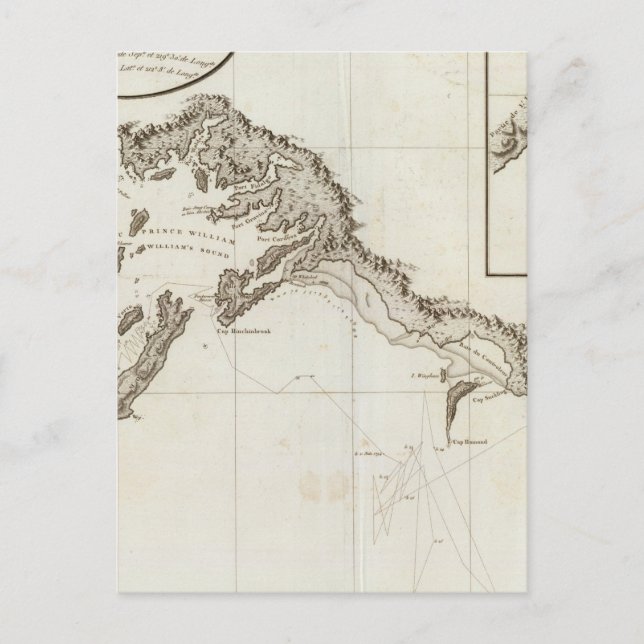 Point Riou to Point Possession Alaska Vykort (Framsida)