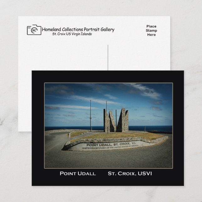 Point Udall St. Croix Amerikanska Jungfruöarna Vykort (Fram/baksida)