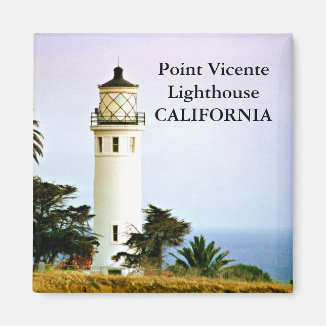 Point Vicente Lighthouse, California Magnet (Framsidan)