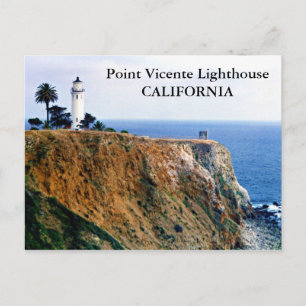 Point Vicente Lighthouse, Kalifornien vykort