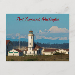 Point Wilson Light - Port Townsend, Washington Vykort