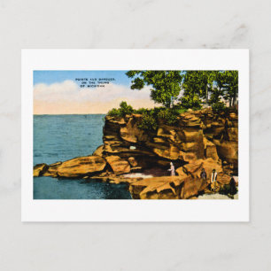 Pointe Aux Barques från Michigans Thumb Vykort