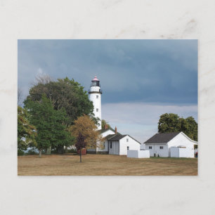 Pointe Aux Barques Lighthouse Vykort
