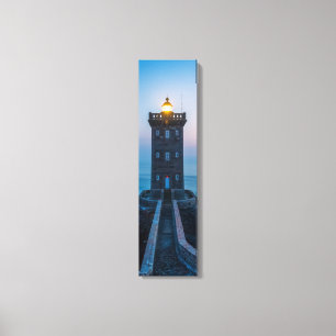 Pointe de Kermorvan Lighthouse Lodrät Canvas Art