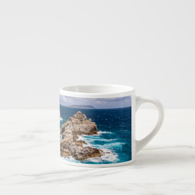 Pointe des Chateaux, Grande-Terre, Guadeloupe #2 Espressomugg (Höger)