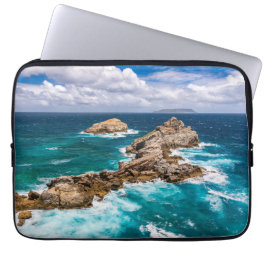 Pointe des Chateaux, Grande-Terre, Guadeloupe #2 Laptop Fodral