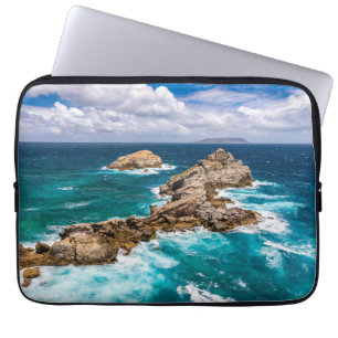 Pointe des Chateaux, Grande-Terre, Guadeloupe #2 Laptop Fodral