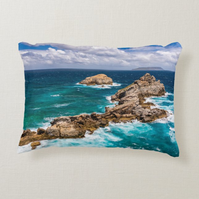 Pointe des Chateaux, Grande-Terre, Guadeloupe #2 Prydnadskudde (Baksidan)