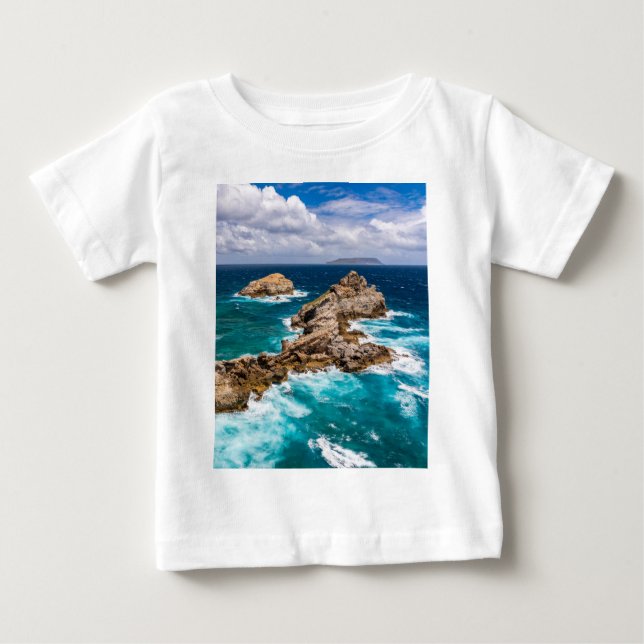 Pointe des Chateaux, Grande-Terre, Guadeloupe #2 T Shirt (Framsida)