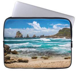 Pointe des Chateaux, Grande-Terre, Guadeloupe Laptop Fodral