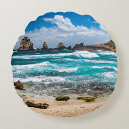 Pointe des Chateaux, Grande-Terre, Guadeloupe Roun Rund Kudde