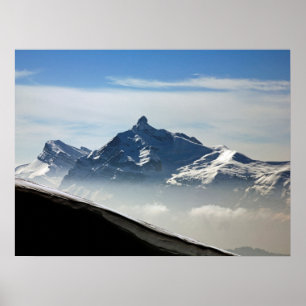 Pointe Percee Morzine Frankrike Helgdag Card Poster