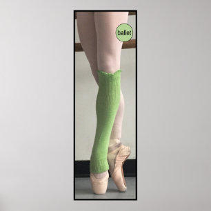 Pointe Shoes Ballet Poster