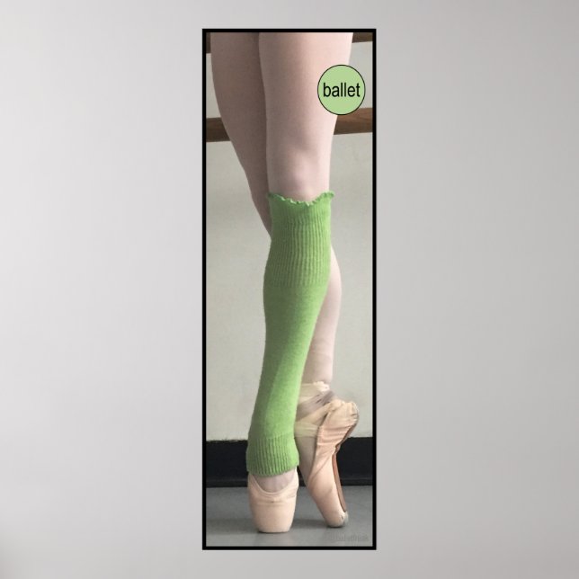 Pointe Shoes Ballet Poster (Framsidan)