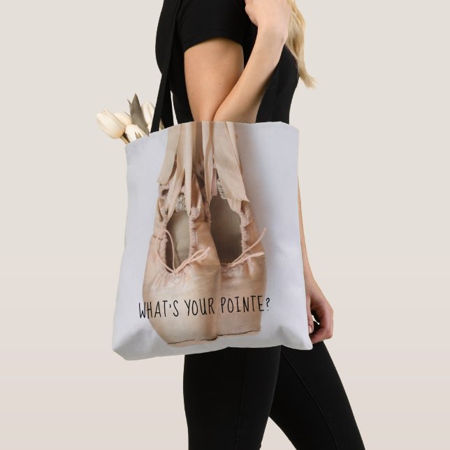 Pointe Shoes Tygkasse (Närbild)