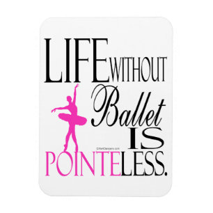 Pointeless balettmagnet magnet