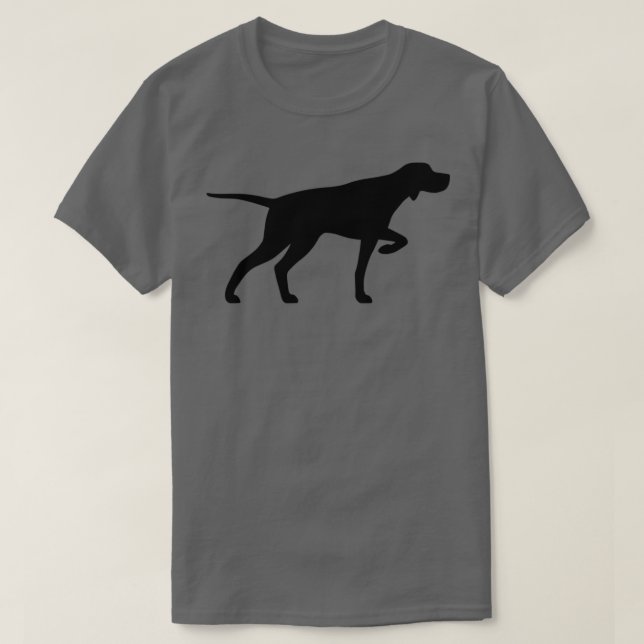 Pointer Hund Silhouettes T Shirt (Design framsida)