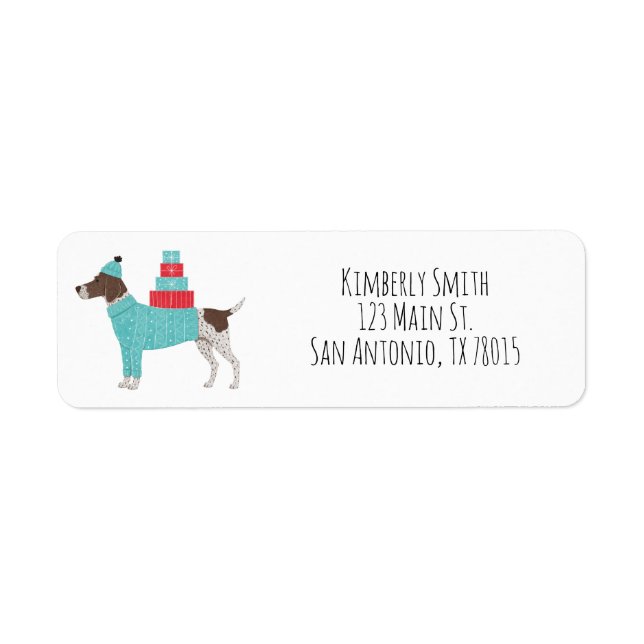 Pointer jul returadress  etikett (Framsidan)