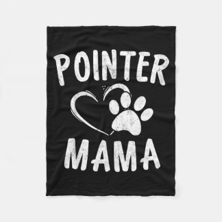 Pointer Mamma Present Djurälskare Kläder Tysk Fleecefilt