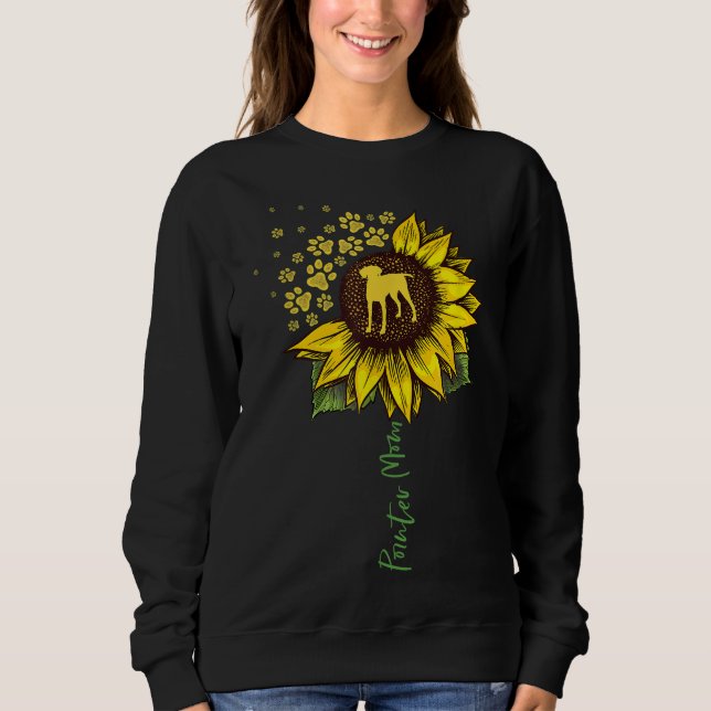Pointer Mamma Solros German Shorthar Pointer G T Shirt (Framsida)