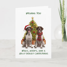 Pointerhundsjul Helgkort