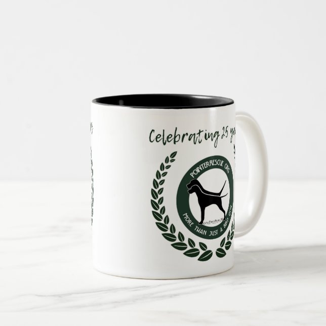 PointerRescue Org 25-årsdagen Mugg (Framsida höger)
