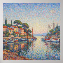 Pointillism Harbour