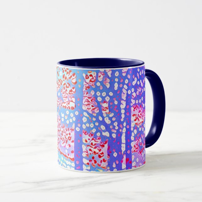 Pointillist träd mugg (Framsida höger)